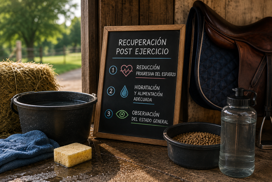 Cómo cuidar a tu caballo tras el ejercicio